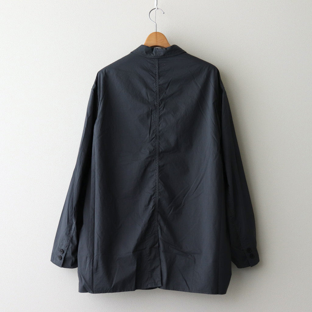 Garment Dyed Typewriter Oversized Jacket #C.GRAY [GM243-20087]