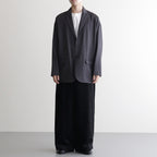 モールスキンアジャストワイドPT #BLACK [D225-P656]