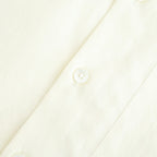 WASHED FINX TWILL BIG HALF SLEEVED SHIRT #VANILLA [A26SS03TN]