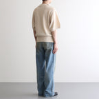 GIMA KNIT POLO SHIRTS #ECRU [25880601]