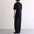 LUSTER PLAITING TEE #BLACK [A00P02GT]