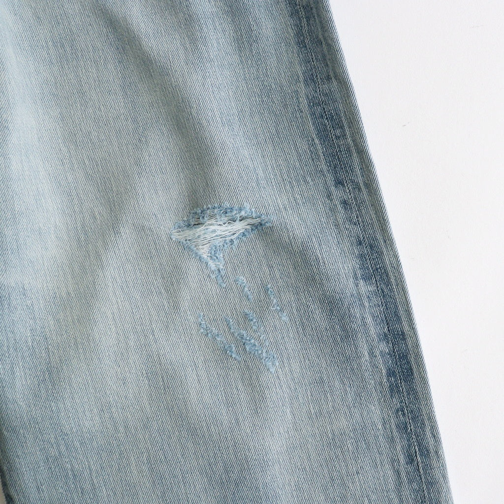 FADED SELVEDGE LIGHT DENIM PANTS #LIGHT INDIGO [A26SP02DE]