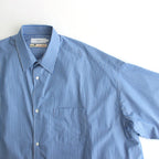 SIDOGRAS S/S Oversized Regular Collar Shirt #BLUE STRIPE [GM252-50012]