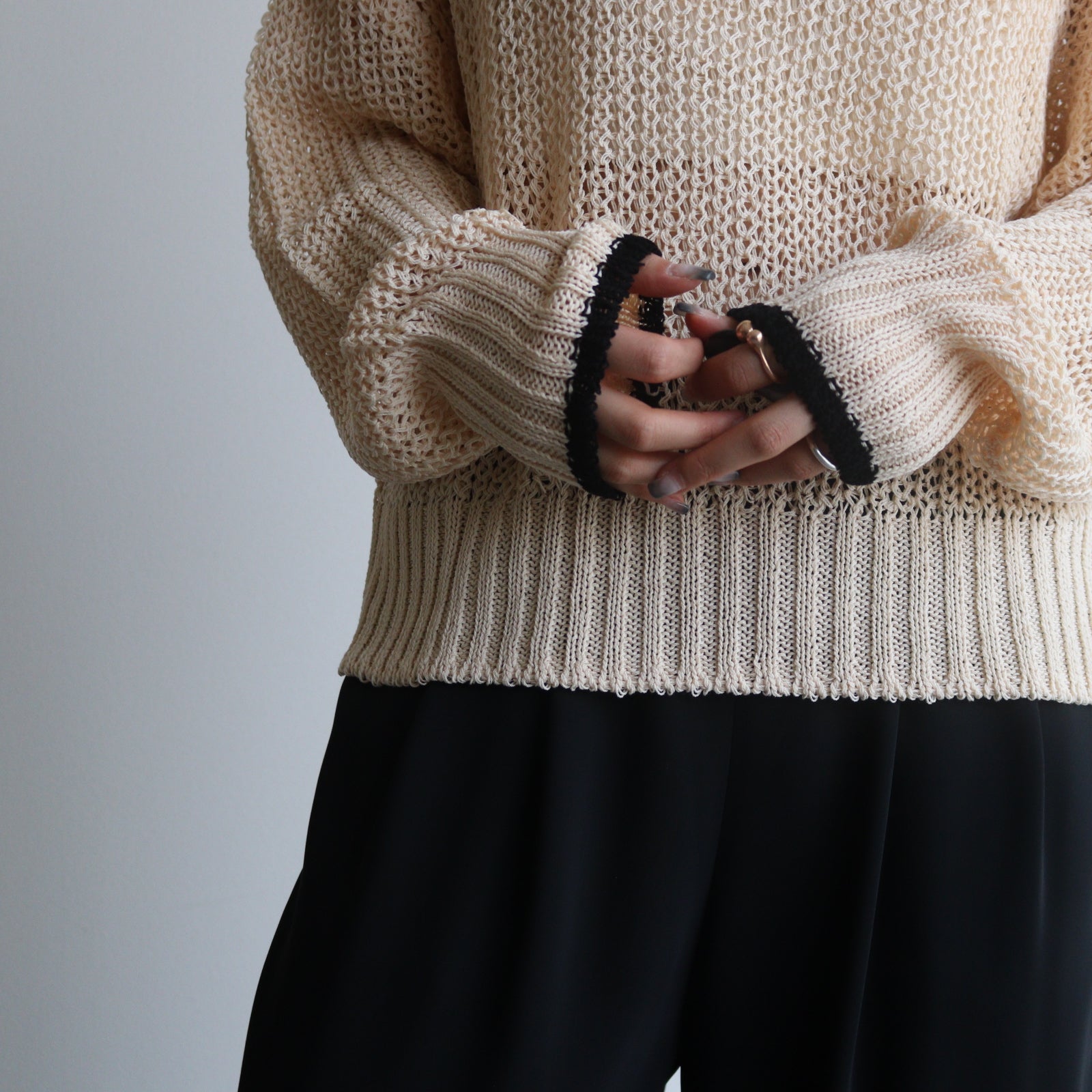FILL SWEATER #IVORY [NG24S-06SW01C]