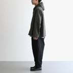 FMSTJK - ナイロンタッサー ガーメントダイ ショートモッズコート #92 Elephant Grey [SN_FR1002JK]