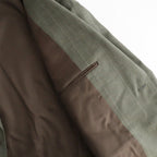 BLUEFACED WOOL JACKET #OLIVE GRAY STRIPE [A26AJ01BS]