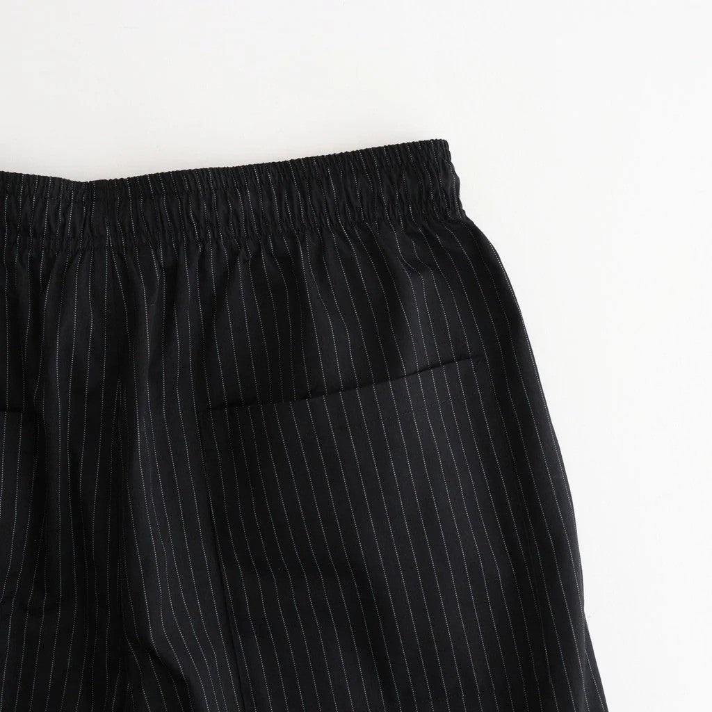CORPORATE WIDE EASY PANTS #BLACK STRIPE [FSC263-40169B]