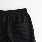 CORPORATE WIDE EASY PANTS #BLACK STRIPE [FSC263-40169B]