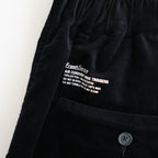 AIR CORDUROY WIDE TROUSERS #BLACK [FSC263-40087]