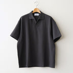 Cotton Pique Jersey S/S Skipper Polo #CHARCOAL [GU261-70416]