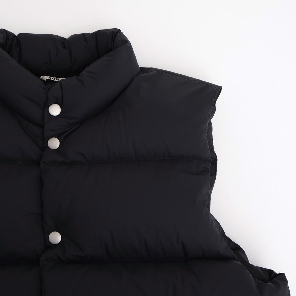 SUPER LIGHT NYLON RIPSTOP DOWN VEST #BLACK [A25AV02NL]