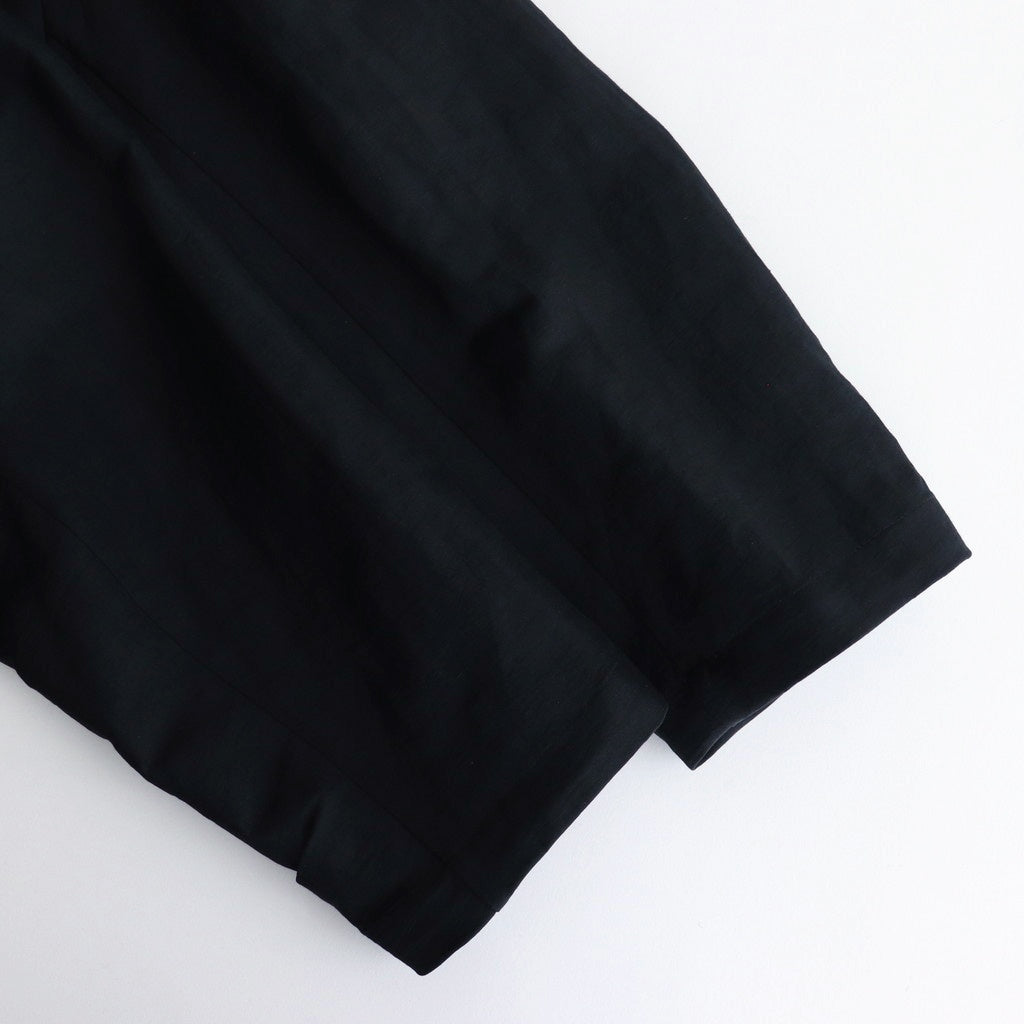 LI/NY POPLIN SINGLE BREASTED JACKET #BLACK [ST.1115]