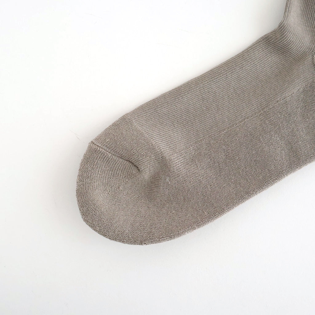 ORGANIC DAILY 3 PACK CREW SOCKS #GRAYGE [R1123-AW25]