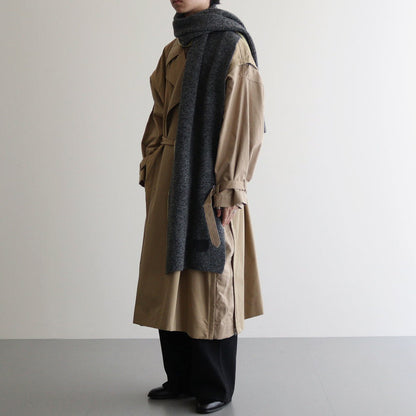 RIB LONG STOLE #TOP GRAY [YK24FW0834A]