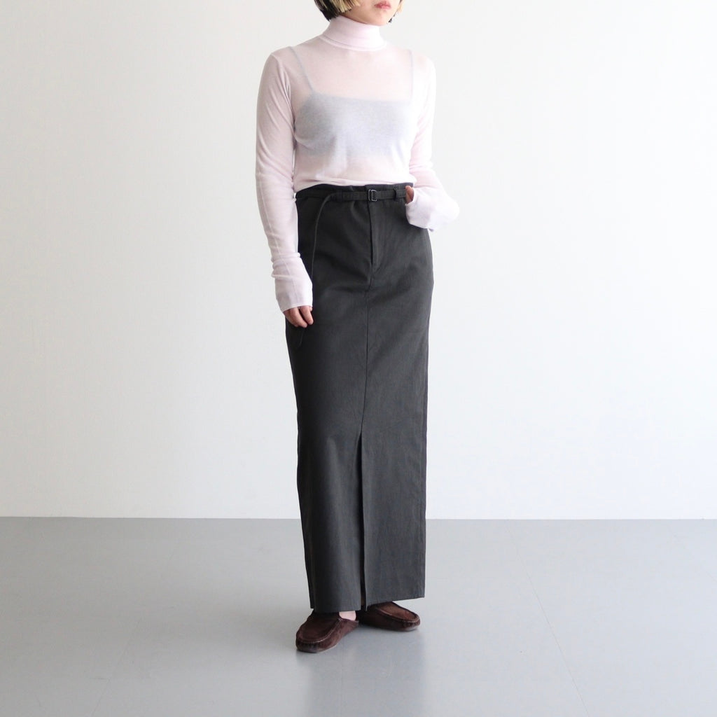 TENCEL SILK CIRCULER RIB TURTLENECK SWEATER #PINK(012) [KRAGGW0703]