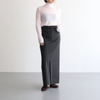 TENCEL SILK CIRCULER RIB TURTLENECK SWEATER #PINK(012) [KRAGGW0703]