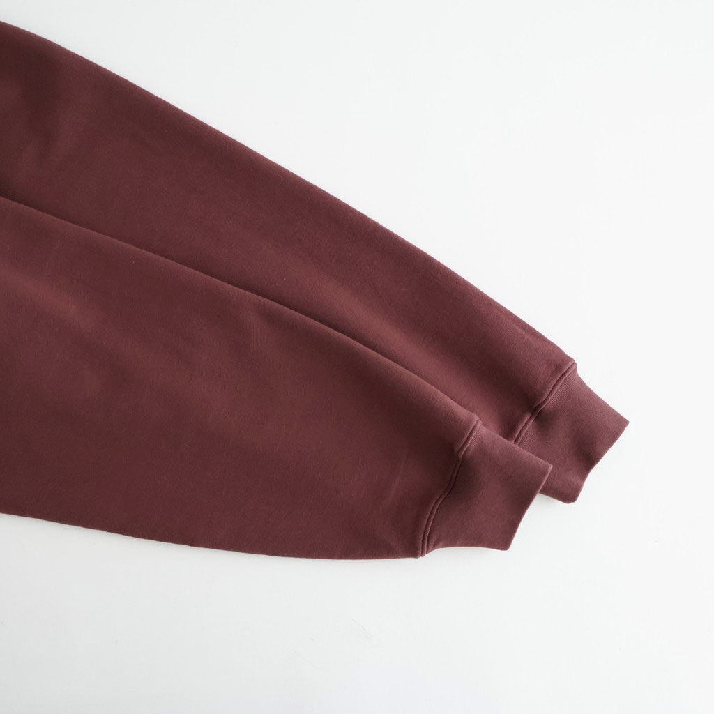 SUPER HIGH GAUGE SWEAT P/O #BURGUNDY [A26AP02CU]
