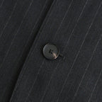 BLUEFACED WOOL JACKET #CHARCOAL NAVY STRIPE [A26AJ01BS]