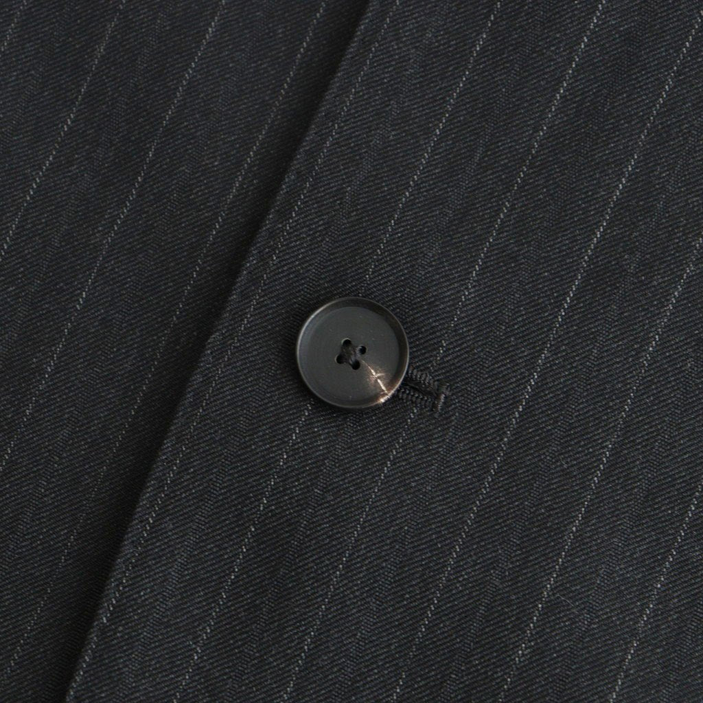 BLUEFACED WOOL JACKET #CHARCOAL NAVY STRIPE [A26AJ01BS]