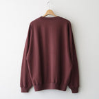SUPER HIGH GAUGE SWEAT P/O #BURGUNDY [A26AP02CU]