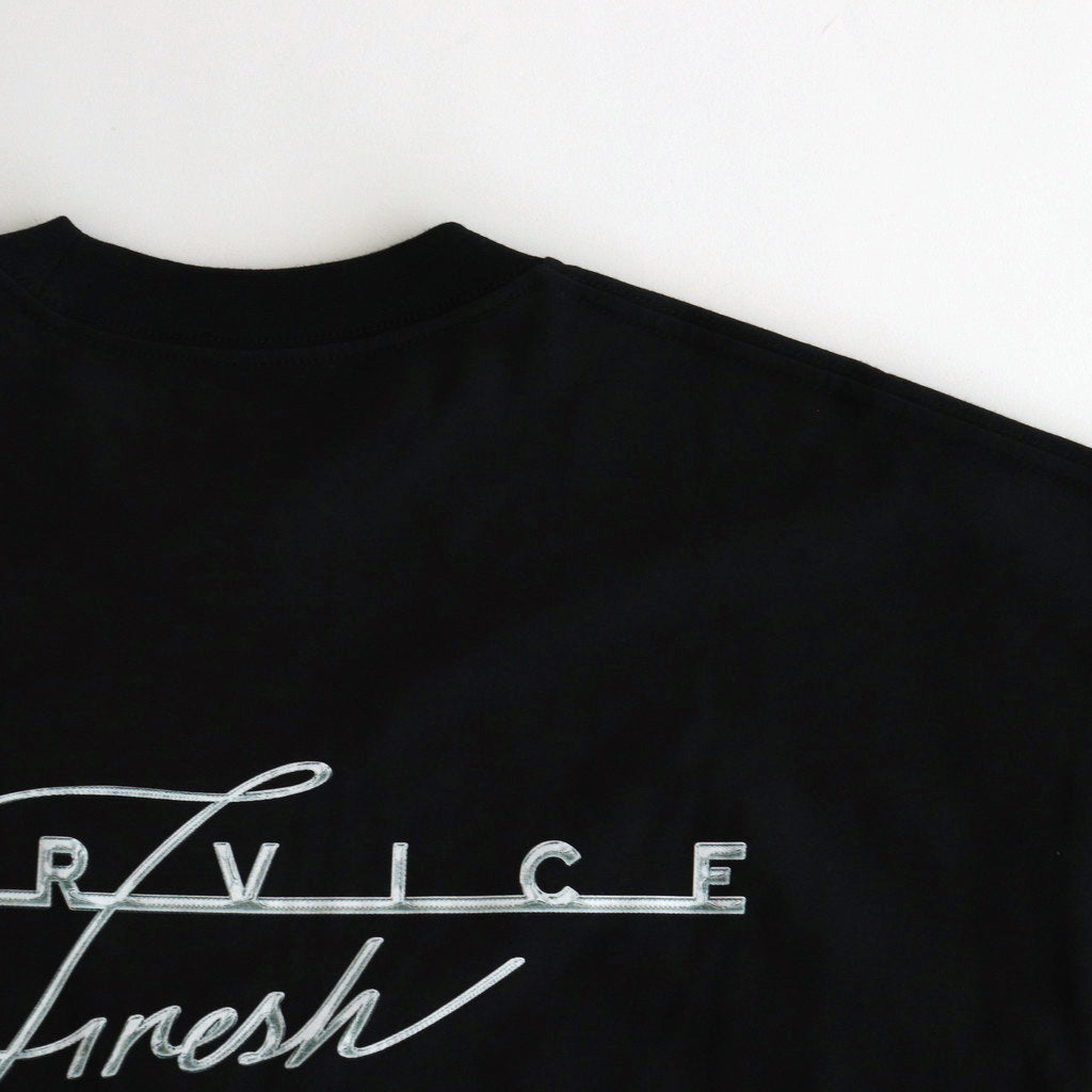 CORPORATE PRINTED S/S TEE ”GEAR” #BLACK [FSC243-70116]