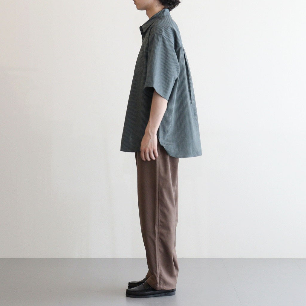 HRAFTeX S/S STRIPE SHIRT #GREEN STRIPE [FSC262-50008]