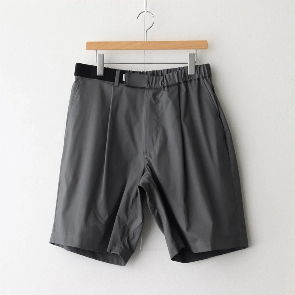 Solotex Twill Wide Chef Shorts #GRAY [GM261-40164B] - ciacura 三重
