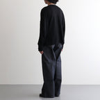 MODERN DENIM PANTS WIDE CUT #RIGID INDIGO [MODERN002]