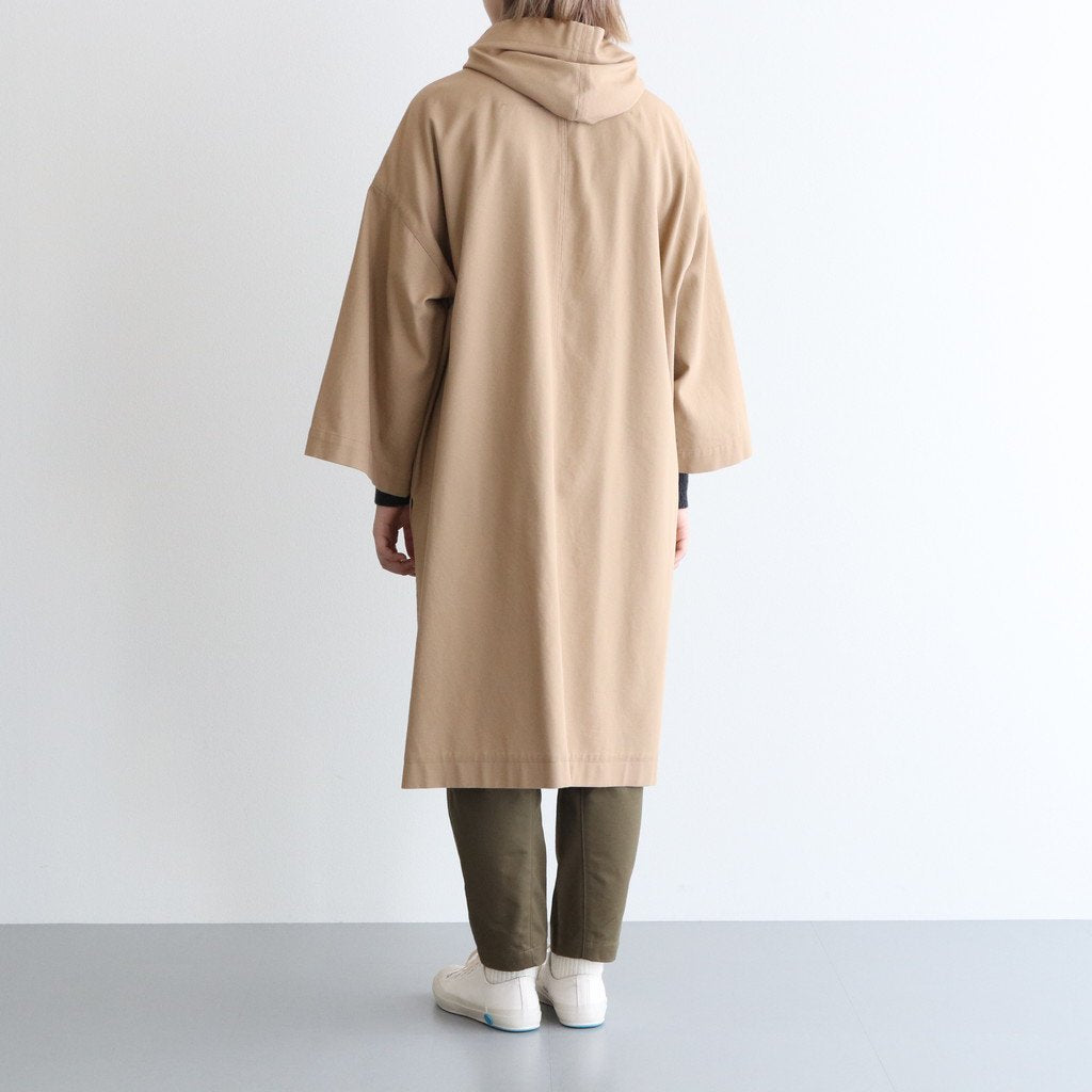 FFBSCT | 強撚コットンヘヴィーカルゼ フードコート#CHINO BEIGE [CW_FR131CT]