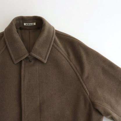 SUPER FINE WOOL MOSSER SOUTIEN COLLAR COAT #KHAKI BEIGE [A24AC01WM]