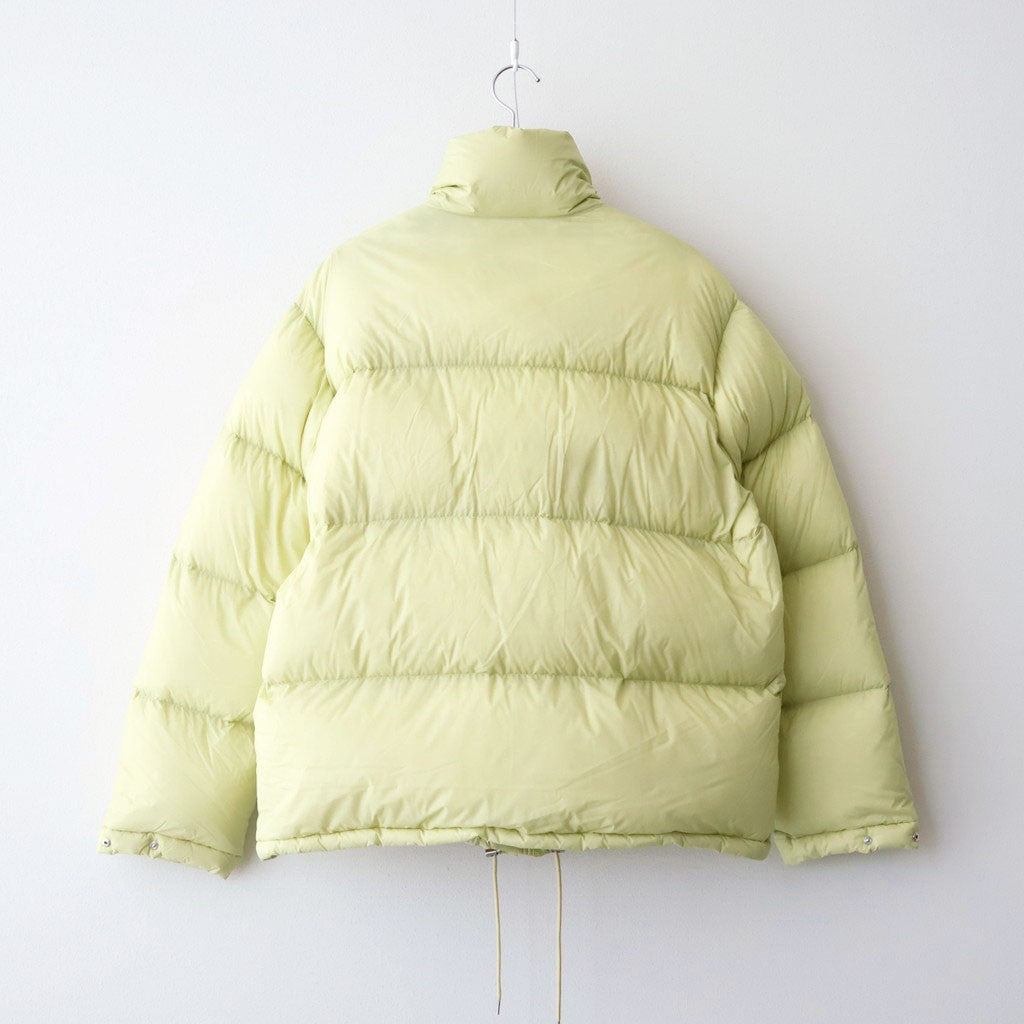 SUPER LIGHT NYLON RIPSTOP DOWN BLOUSON #LIGHT LIME [A26AB01NL]