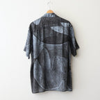 Printed Tencell Open Collar Shirt #BLACK [YK26SS01284SH]
