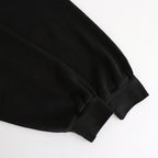 SUPER HIGH GAUGE SWEAT ZIP CARDIGAN #BLACK [A25SC02CU]