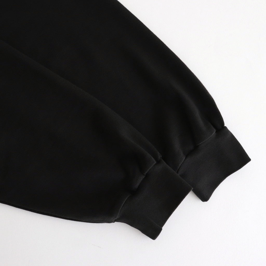 SUPER HIGH GAUGE SWEAT ZIP CARDIGAN #BLACK [A25SC02CU]