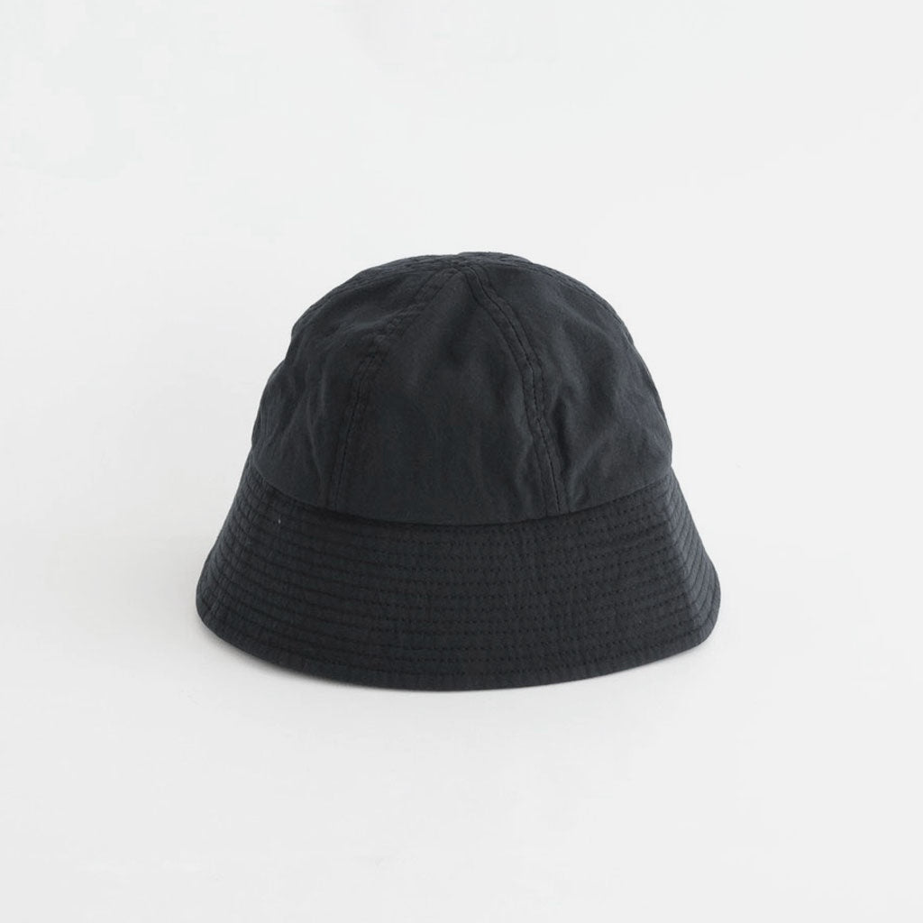 ナイロンオックス製品染セーラーハット #BLACK [HQ-K601-051]