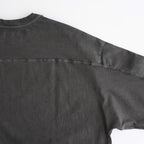 GARMENT-DYED YOKE T-SHIRT #CARBON [YK26SS01296CS]