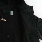 ヴィンテージNYパデッドダッフルショートCT #BLACK [D225-C444-V]