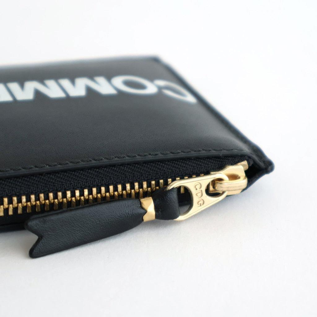 L字型ZIP財布 - HUGE LOGO #Black [8Z-T031-051]