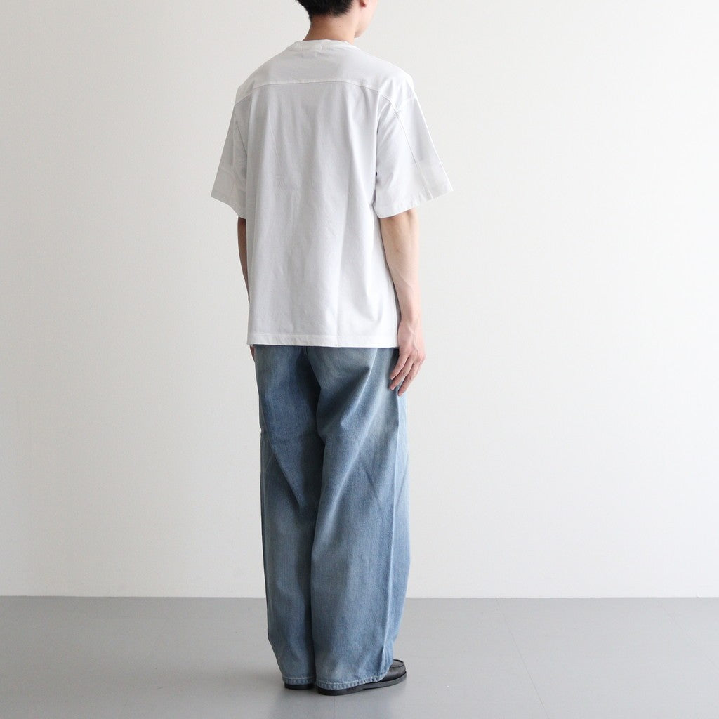 Selvage Denim Two Tuck Pants #INDIGO_LIGHT FADE [GU253-40061LB]