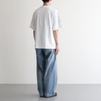 Selvage Denim Two Tuck Pants #INDIGO_LIGHT FADE [GU253-40061LB]