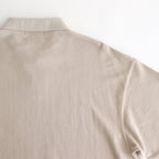 Cotton Pique Jersey S/S Skipper Polo #BEIGE [GU251-70057]