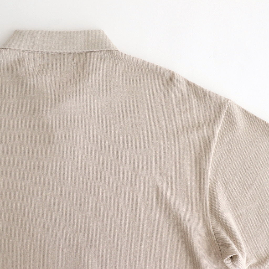 Cotton Pique Jersey S/S Skipper Polo #BEIGE [GU251-70057]