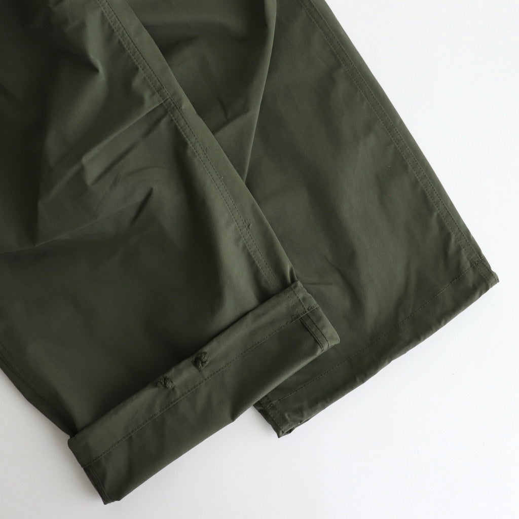 綿エステルウェザー オーバーパンツ #KHAKI [HO-P021-051]