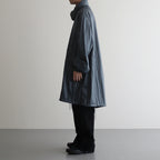 LEATHER LIKE POLYESTER SNOW PARKA #DUSTY GREEN [YK24SS0636C]