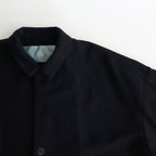 メルトンBigコート #NAVY [D224-C507]