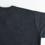 LIGHT CASHMERE KNIT V-NECK P/O #CHARCOAL [A25AV06CJ]