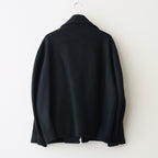 Melton Stand Collar Zip Blouson #BLACK [YK25FW01034B]