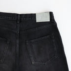 BAGGY DENIM SHORTS #BLACK [ST.1238]