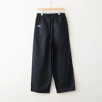 CORPORATE WIDE EASY PANTS #BLACK STRIPE [FSC263-40169B]