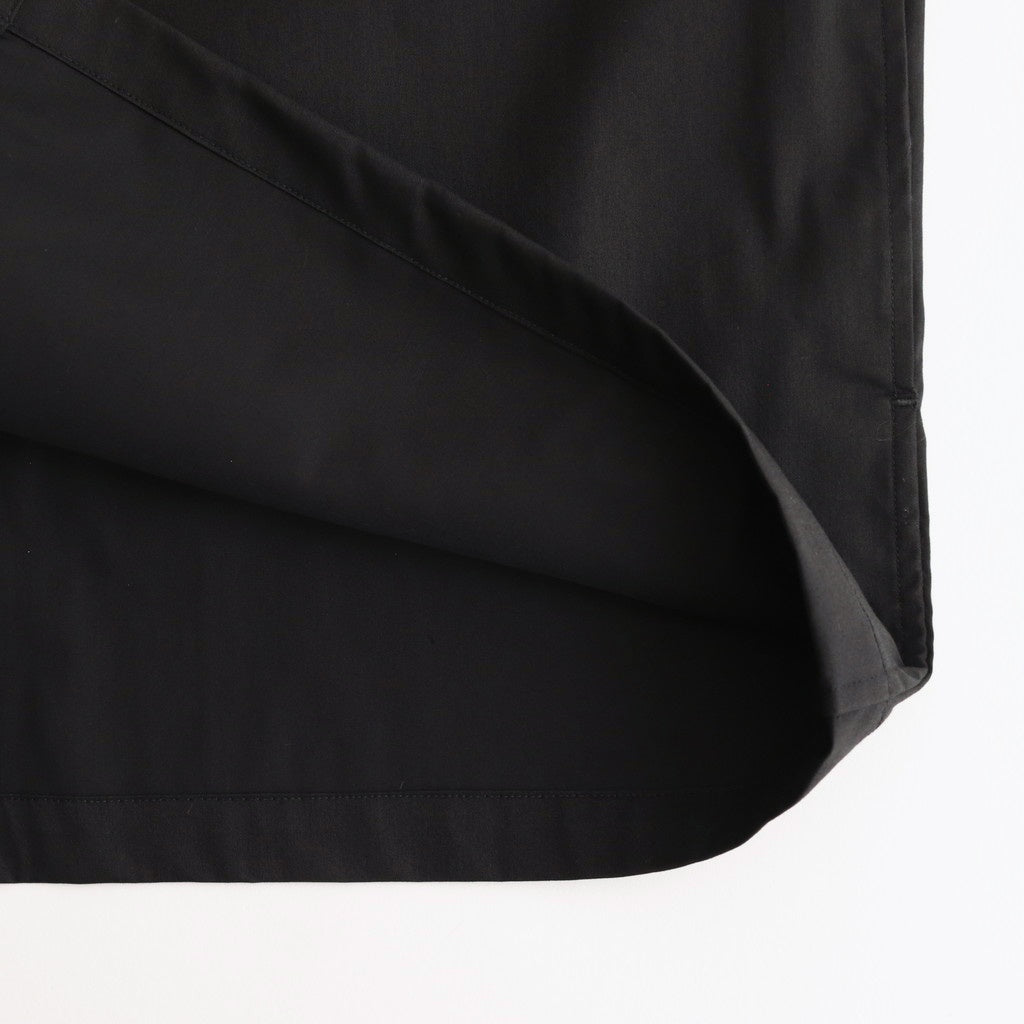 Solotex Twill S/S Oversized Box Shirt #BLACK [GM251-50323B]